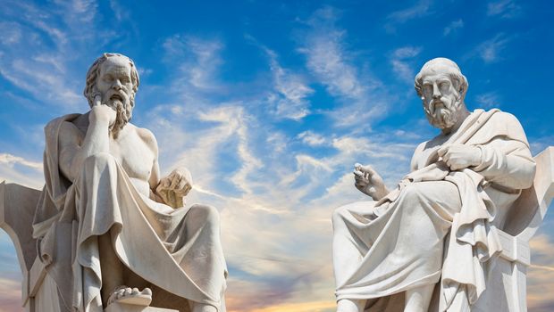 Plato und Sokrates