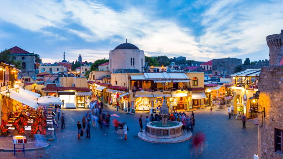 Hippokrates-Platz in Rhodos
