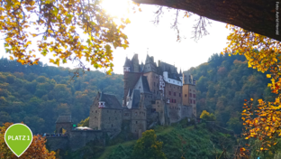 Blick auf die Burg Eltz