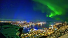 Nordlichter über Tromsö