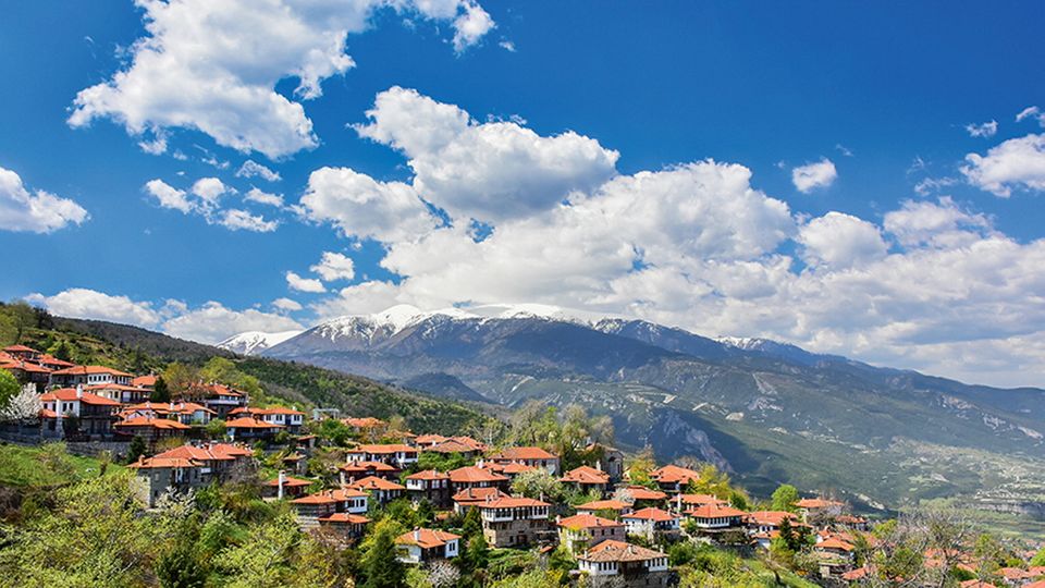 Die Altstadt Palaios Panteleiomonas nahe des Olymp
