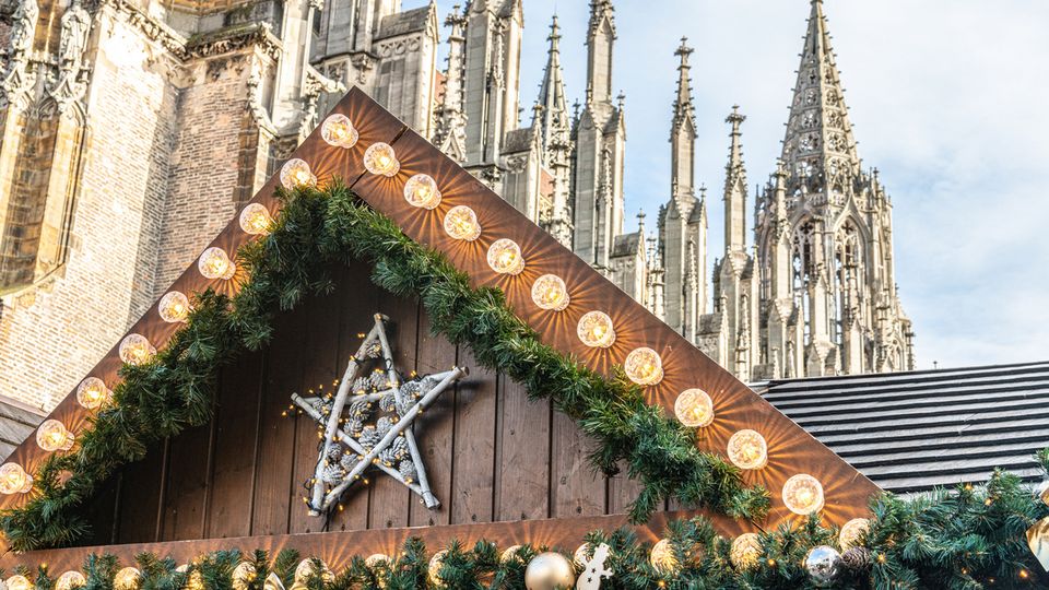 Ulmer Münster und Weihnachtsmarkt