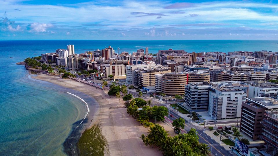 Küste Maceió, Brasilien