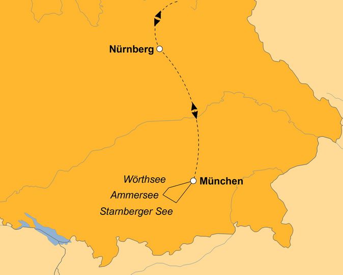 Ihre Reiseroute
