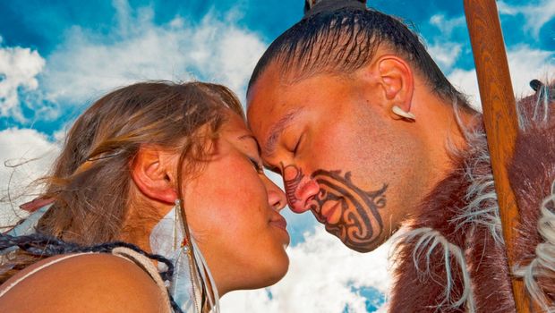 Maori-Begrüßung