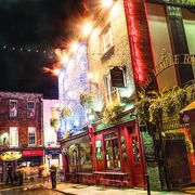 Temple Bar at Christmas, Dublin