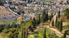 Blick vom Ölberg auf Jerusalem