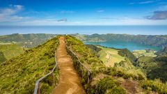 Pfad zum Sete Cidades