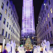 Weihnachtsbaum vor dem Rockefeller Center