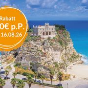 Kirche von Tropea auf Klippen, Kalabrien, Button ©Liane M, fotolia.com Kirche von Tropea auf Klippen, Kalabrien, Button
