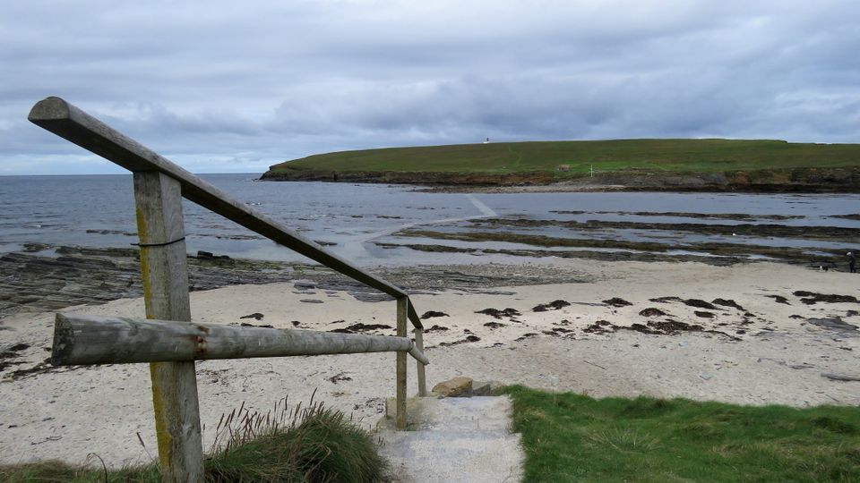 Orkney Inseln - Gezeiteninsel The Brough of Birsay © Felicitas Bilk