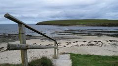 Orkney Inseln - Gezeiteninsel The Brough of Birsay © Felicitas Bilk