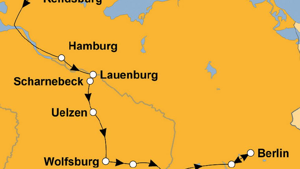 Ihre Reiseroute