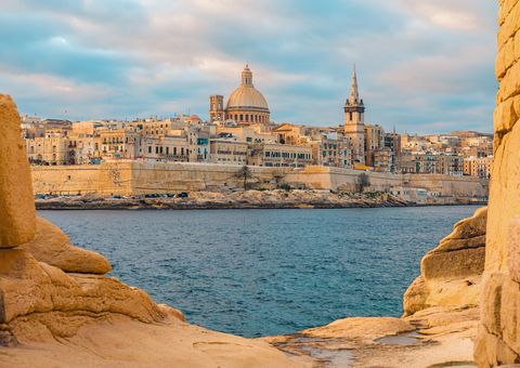 Blick auf die Altstadt von Valletta