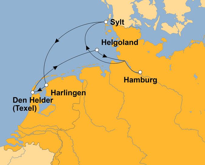 Ihre Reiseroute