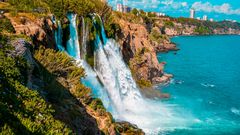Düden-Wasserfälle in Antalya