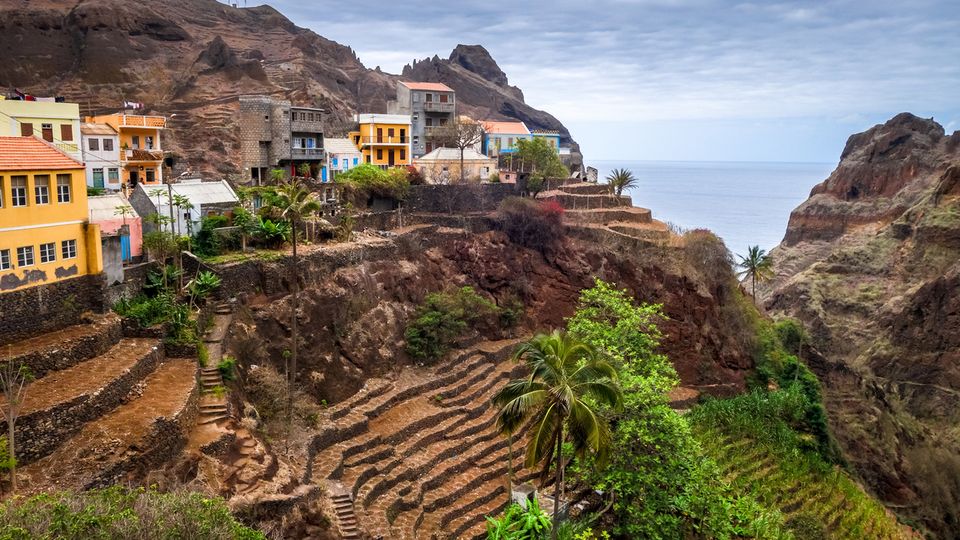 Dorf auf Santo Antao in den Kapverden