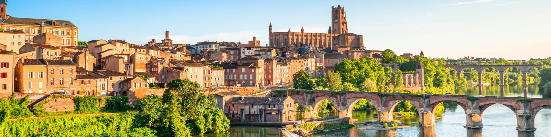 Historisches Albi in Frankreich auf einer Busrundreise mit sz-Reisen