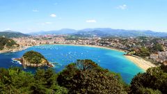 Blick auf San Sebastian