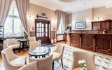 Rezeption im Jantar Spa Hotel