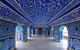 Blauer Raum Chandra Mahal im Stadtpalast