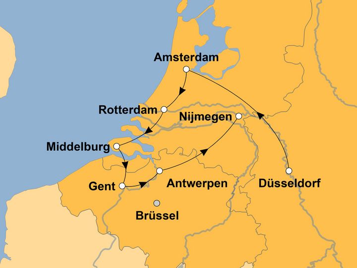 Ihre Reiseroute
