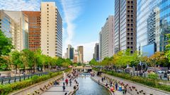 Cheonggye Bach in Seoul
