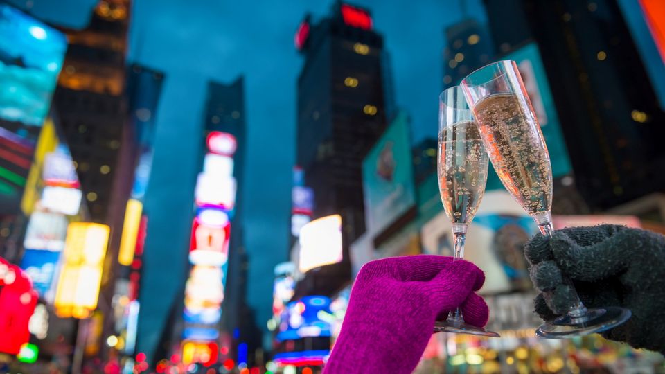 Silvester am Times Square