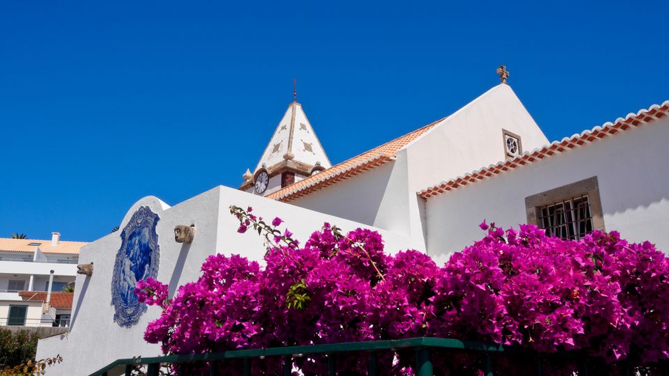 Blick auf Kirche in Madeira