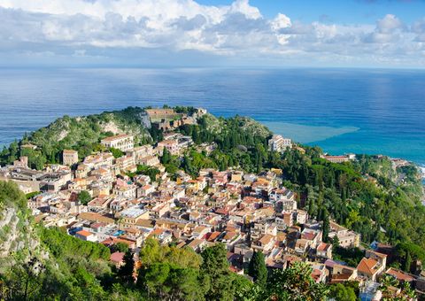 Blick auf Taormina