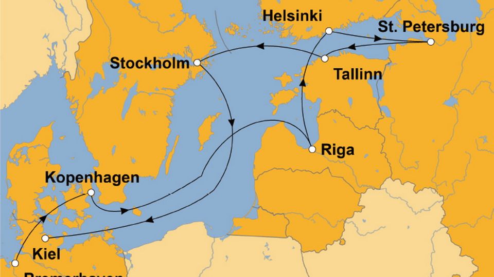 Ihre Reiseroute