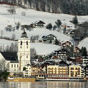 St. Wolfgang mit Schnee