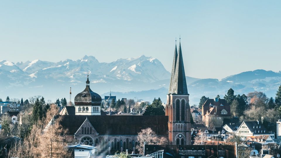 Herz-Jesu-Kirche, Martinsturm, Säntis  