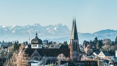 Herz-Jesu-Kirche, Martinsturm, Säntis  