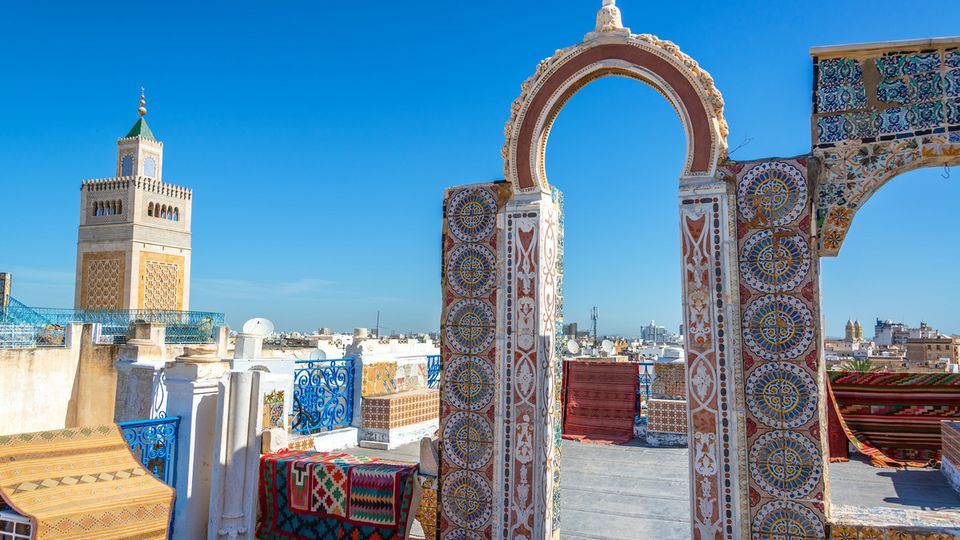 Blick auf Tunis