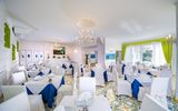 edel eingerichtetes Restaurant im Hotel La Madonnina  auf Ischia, Italien