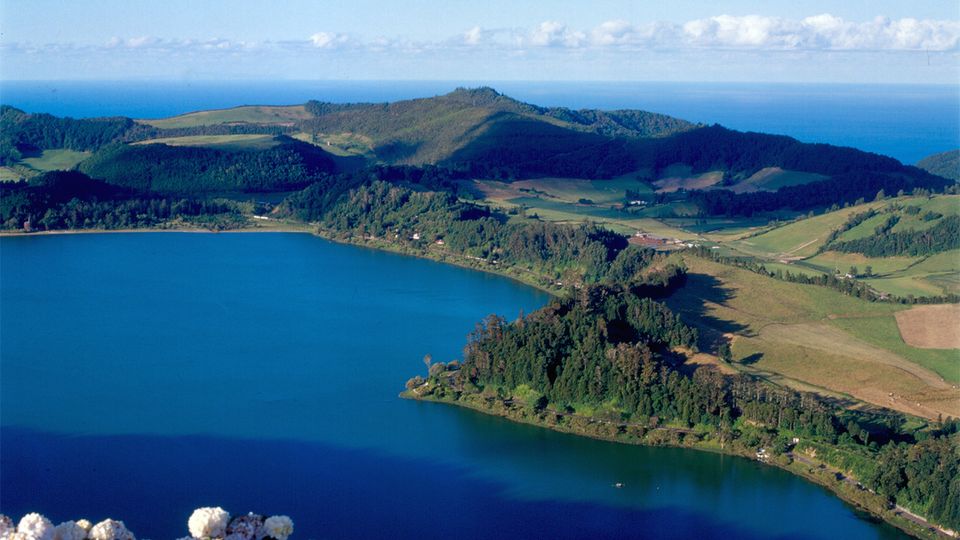 Furnas-See in Portugal