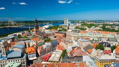 Blick auf Riga