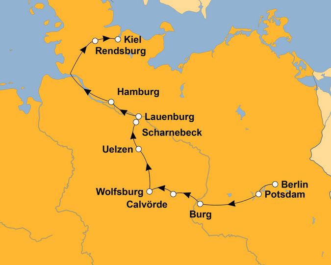 Ihre Reiseroute