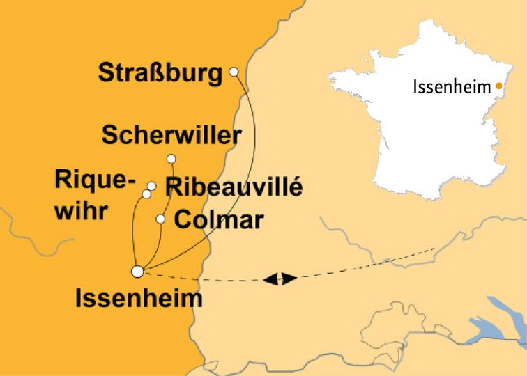 Ihre Reiseroute