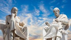 Plato und Sokrates