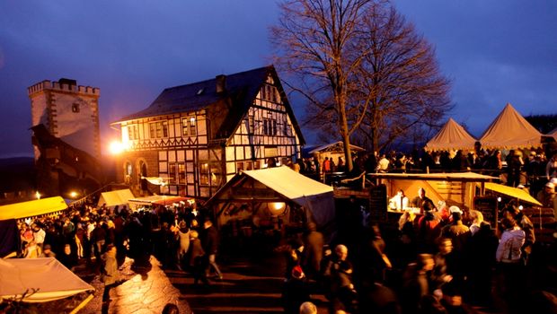 Eisenach Weihnachtsmarkt auf der Wartburg