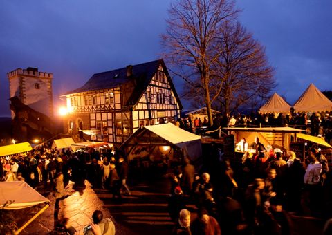 Eisenach Weihnachtsmarkt auf der Wartburg