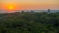 Sonnenaufgang in Tikal