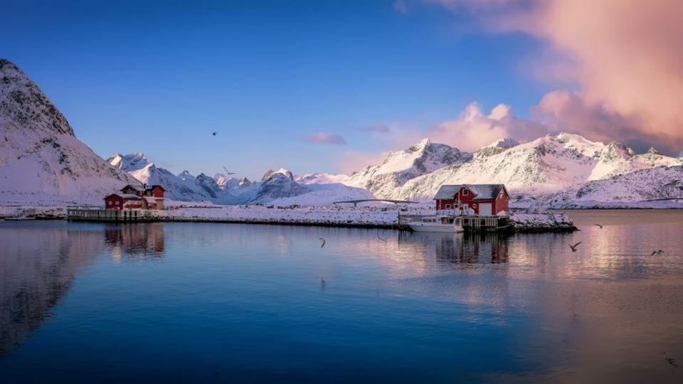 Malerische Landschaft der Lofoten-Inseln