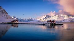 Malerische Landschaft der Lofoten-Inseln