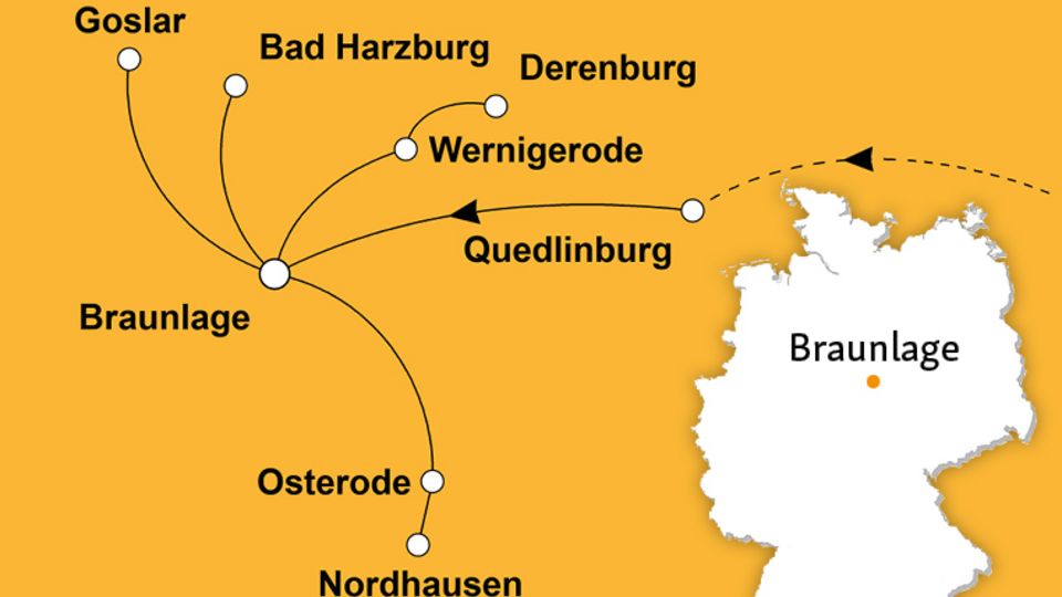 Ihre Reiseroute