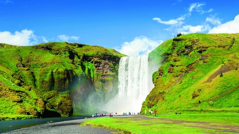 Skogafoss Wasserfall