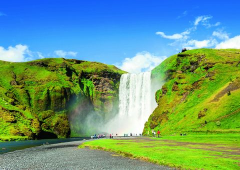 Skogafoss Wasserfall