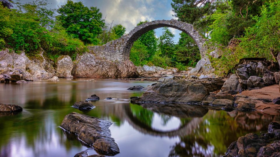 Horseback Bridge, Cairngorms Nationalpark